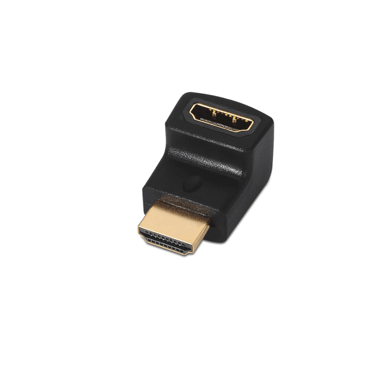Adaptador Aisens Hdmi Acodado A/H-A/M Negro — imagen 1