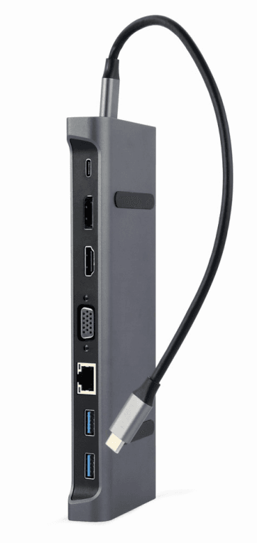 Adaptador Gembird Multipuerto USB Tipo-C 9 en 1 — imagen 1