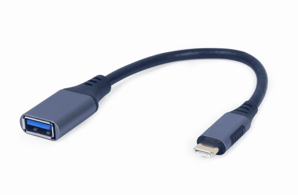 ADAPTADOR GEMBIRD USB-C A OTG (CM/AF) GRIS ESPACIAL
