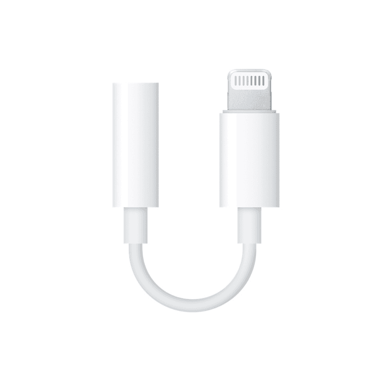 Adaptador Lightning Apple A Jack 3.5mm Blanco — imagen 1