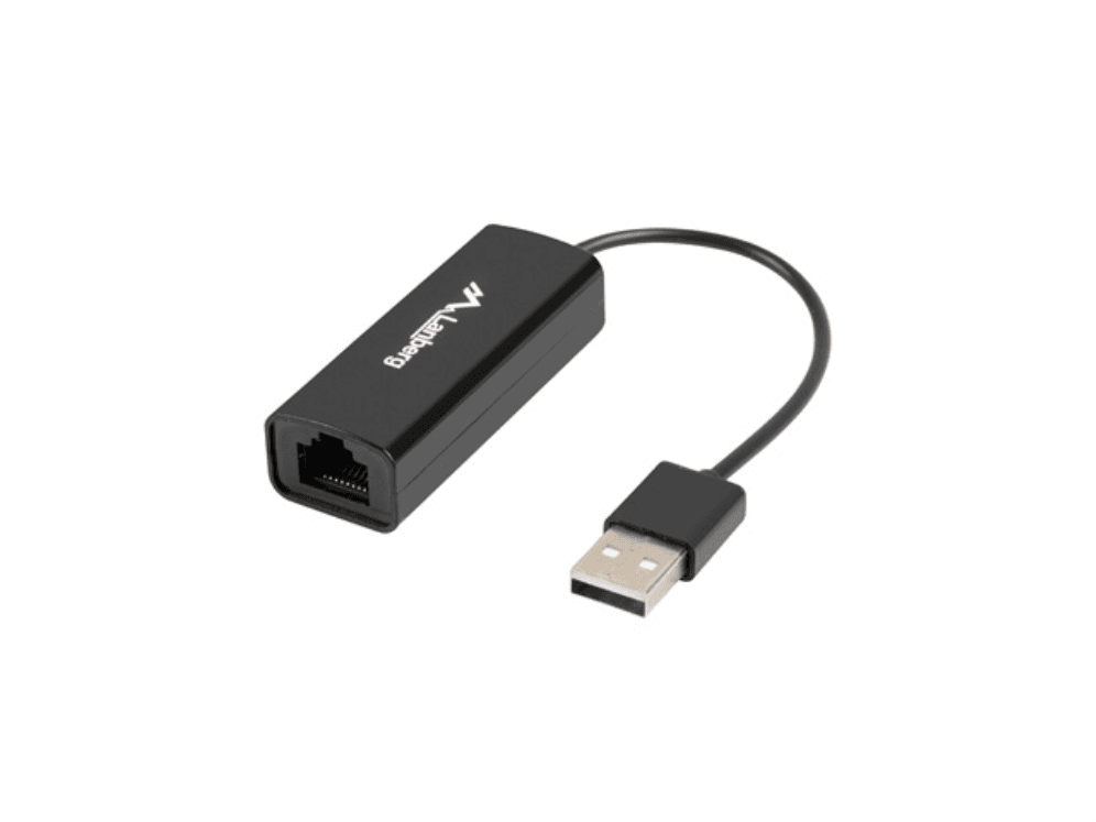 Adaptador USB Lanberg 2.0/Ethernet RJ45 100 MB