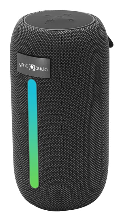Altavoz Portátil Gembird 8W BT LED RGB Negro — imagen 1