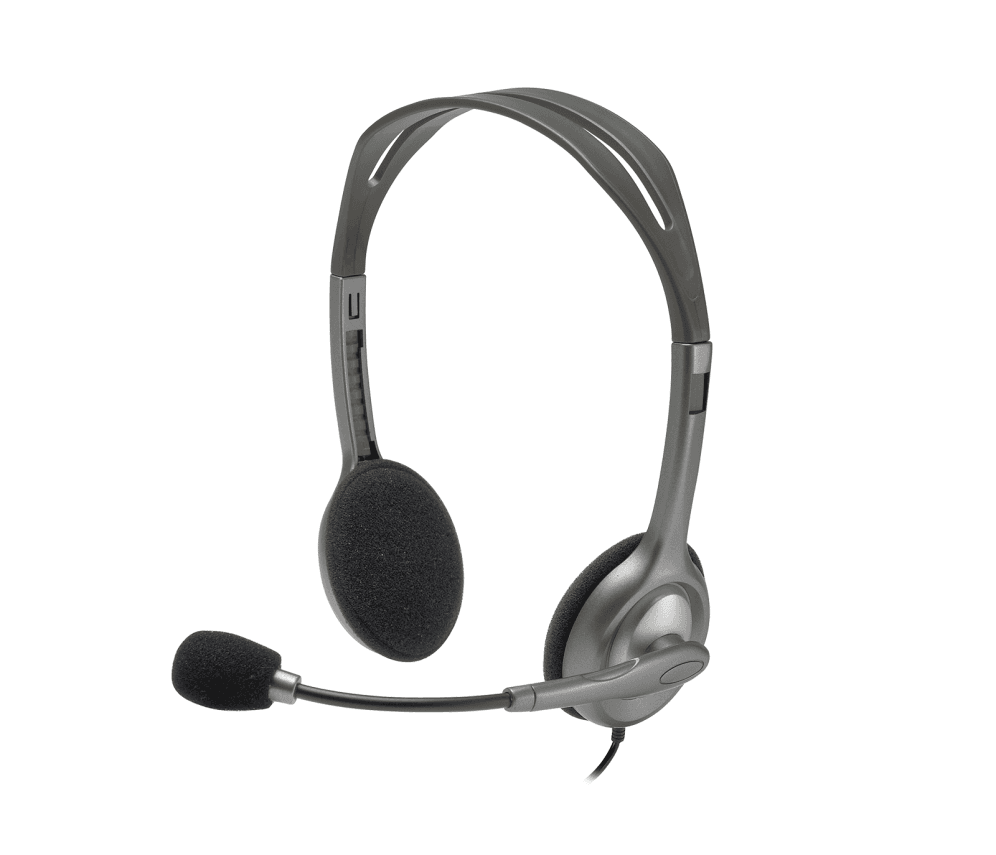 Auricular Logitech H110 Negro Microfono Alambrico
