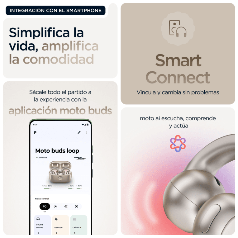 Auricular Motorola Moto Buds Loop Swarovski miniatura 13