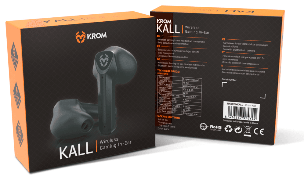 Auriculares Inalámbricos Krom Gaming in ear miniatura 8