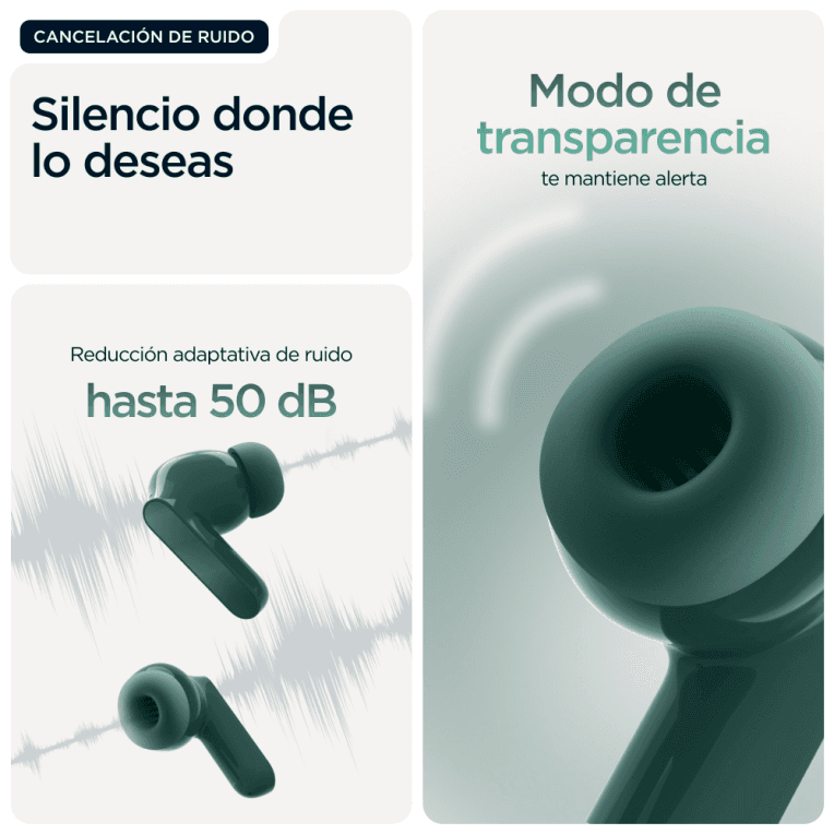 Auriculares Motorola Moto Buds Bass Green miniatura 13