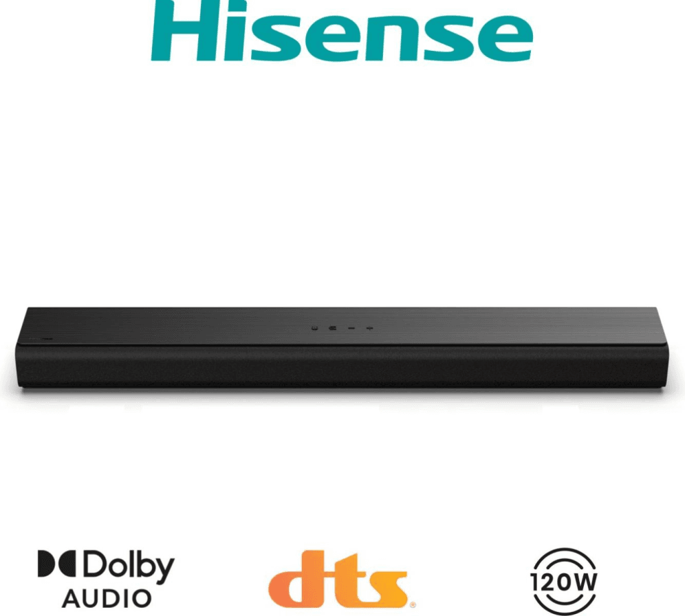 Barra de Sonido Hisense HS1000 HDMI Bluetooth 20W