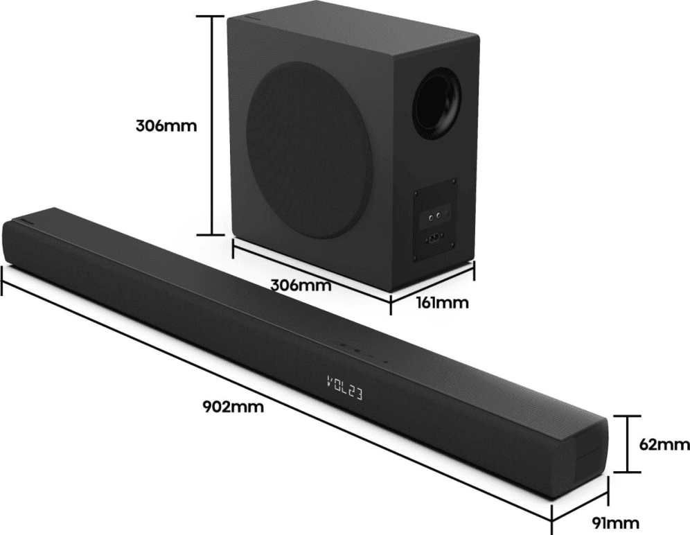 Barra de Sonido Hisense HS3100 3.1 480W BT miniatura 6
