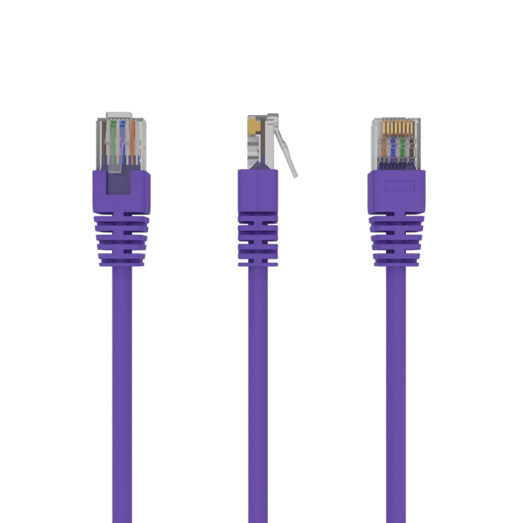 Cable de Red Gembird Cat5e UTP Violeta 0,25 M — imagen 1