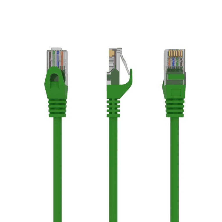 Cable de Red Gembird PP6U 1M Verde Cat6 UTP — imagen 1