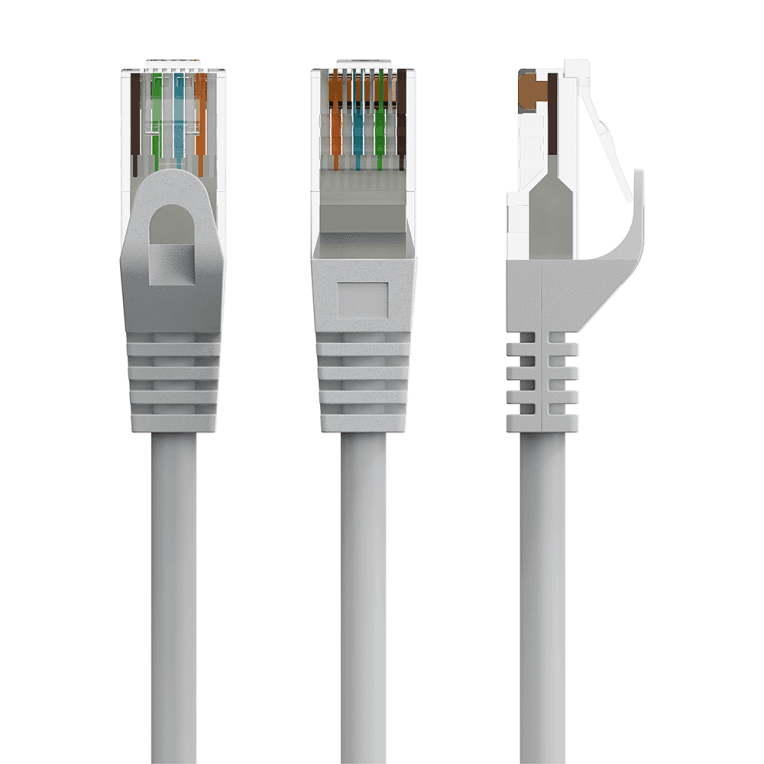 Cable de Red Gembird UTP Cat6 0,25M Gris — imagen 1
