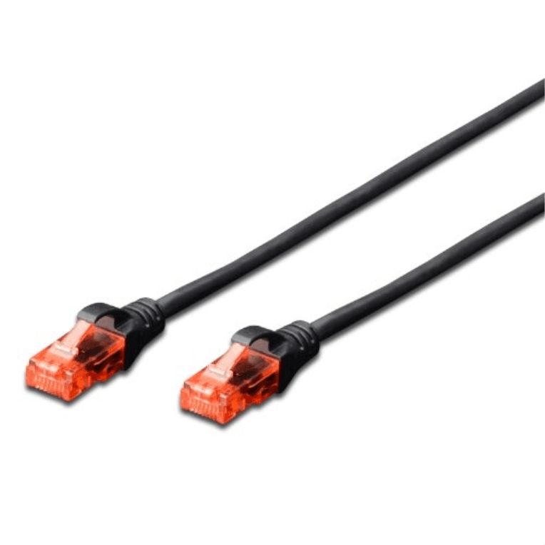 CABLE RED EWENT CAT 6 U/UTP 2M NEGRO — imagen 1