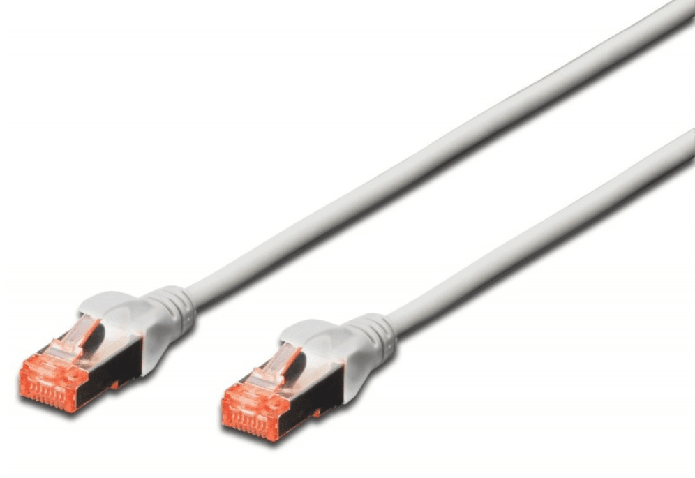 Cable Red Ewent Cat6 S/FTP 1m Gris miniatura 2
