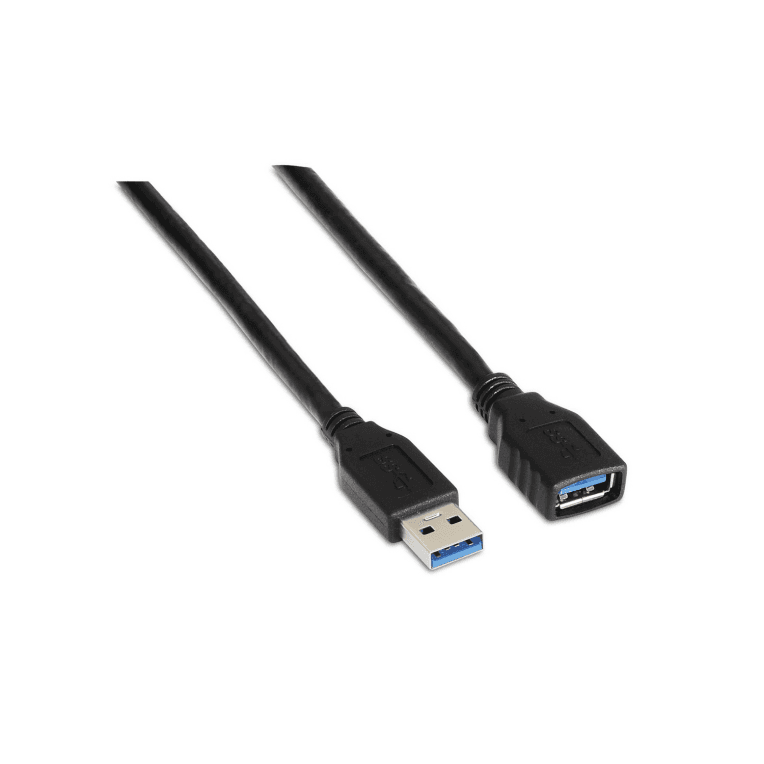 Cable USB 3.0 Aisens Tipo A M-A H Negro 2.0m miniatura 2