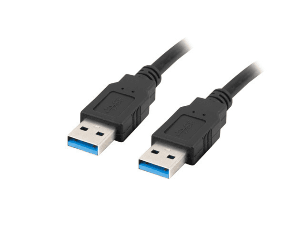 Cable USB 3.0 Lanberg Macho/Macho 0.5m Negro — imagen 1