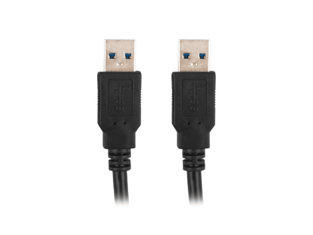 Cable USB 3.0 Lanberg Macho/Macho 1.8m Negro — imagen 1