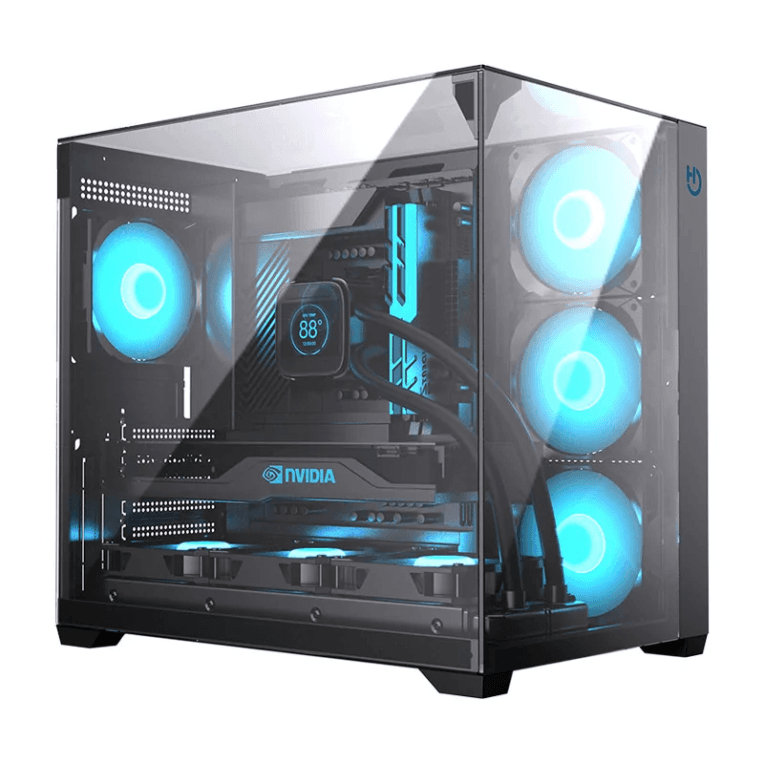 Caja ATX Hiditec Gaming Sky Black USB3.1/Tipo-C — imagen 1