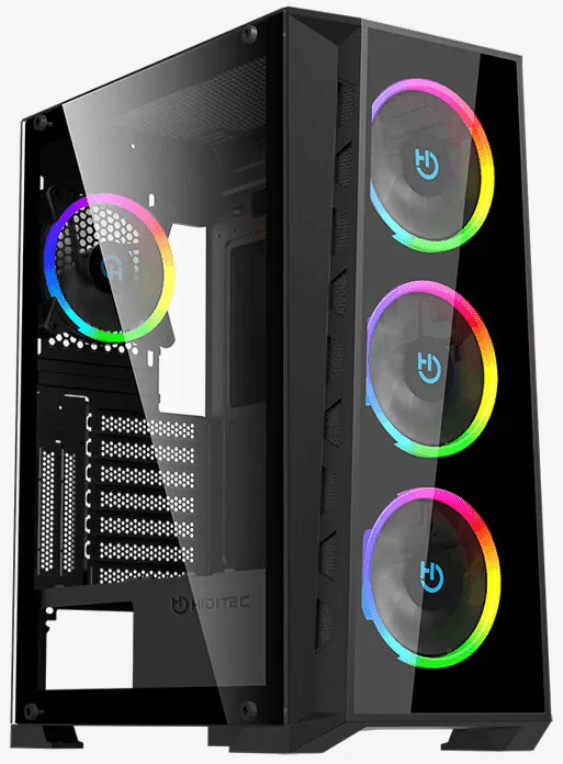 Caja ATX Hiditec MH12 Glass ARGB USB3.1/Tipo-C — imagen 1