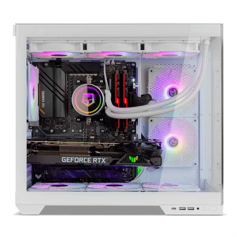 Caja ATX Nox Hummer Astra Neo Frameless Blanca miniatura 4