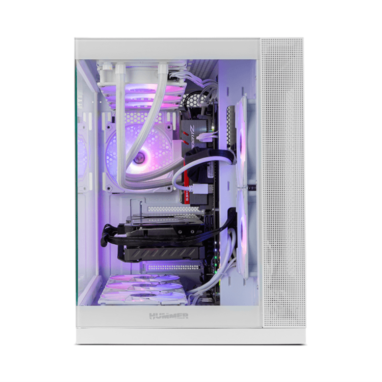 Caja ATX Nox Hummer Astra Neo Frameless Blanca miniatura 5