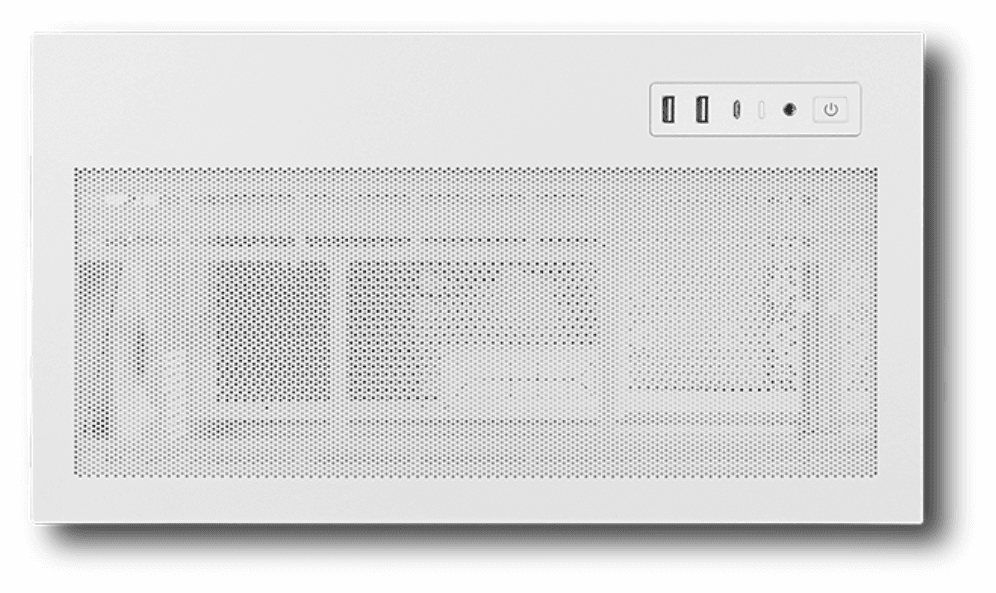 Caja ATX Nox Hummer Glock FrameLess Blanca miniatura 14