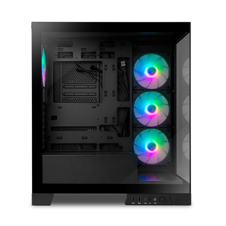 Caja ATX Nox Hummer Glock Frameless Negra miniatura 11