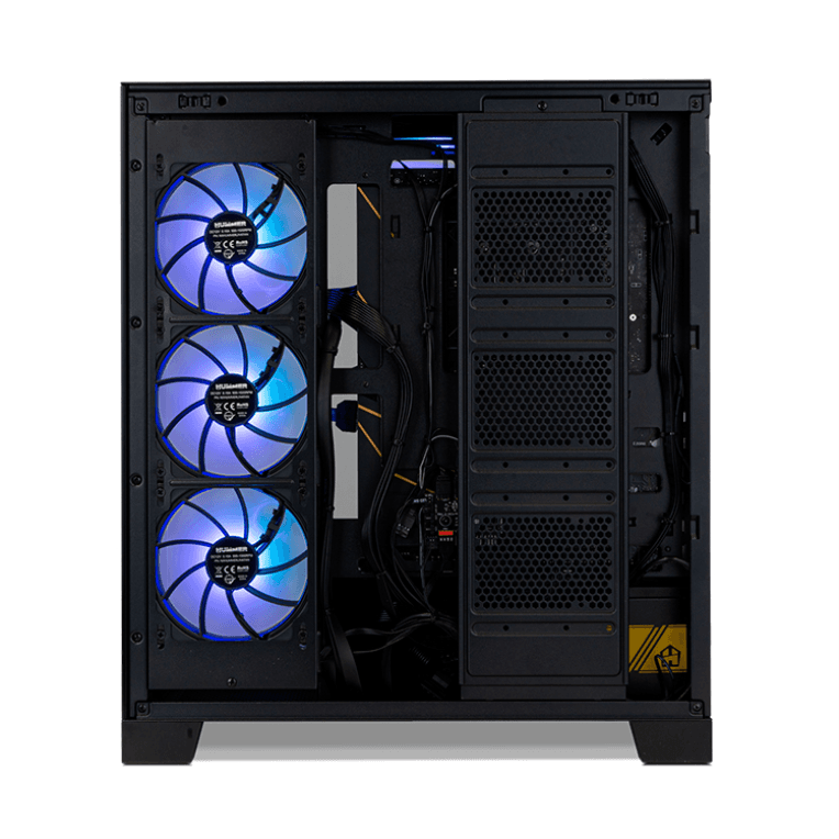 Caja ATX Nox Hummer Glock Frameless Negra miniatura 14