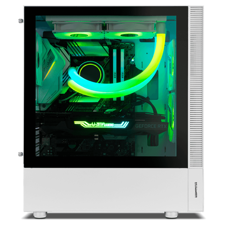 Caja ATX Nox Hummer Nemesis ARGB Blanca miniatura 3