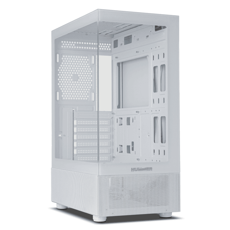 Caja ATX Nox Hummer Vision Blanca USB3.0 miniatura 2