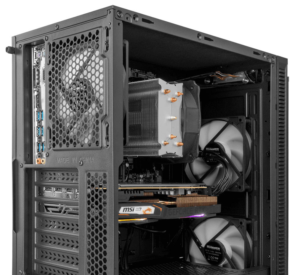 Caja ATX Nox Hummer Void Silent Optimized miniatura 23