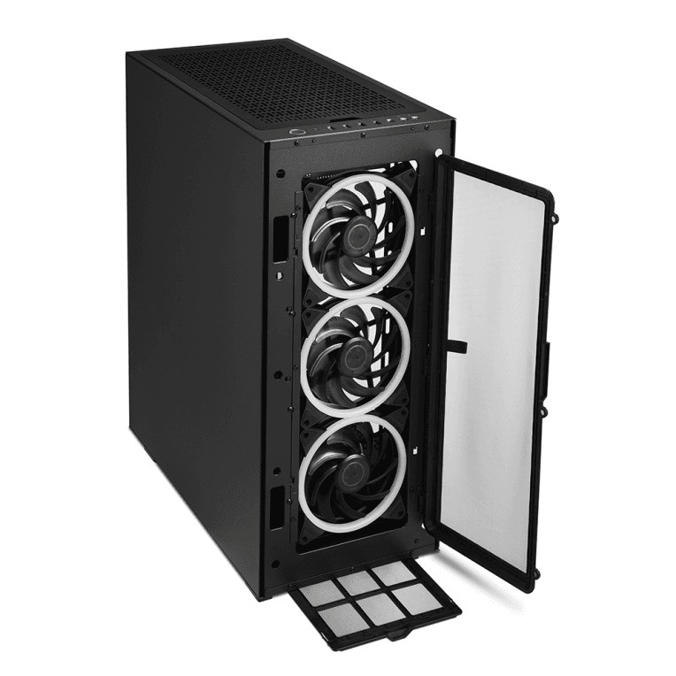Caja ATX Sharkoon Rev300 RGB Negra 2xUSB3.0 miniatura 9