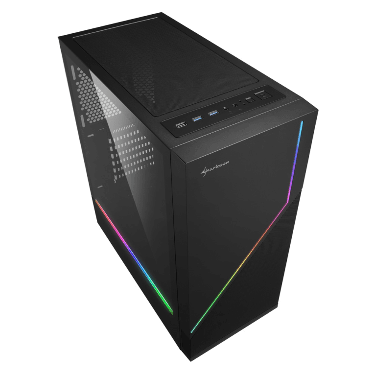 Caja ATX Sharkoon RGB Flow 2xUSB3.0 miniatura 3