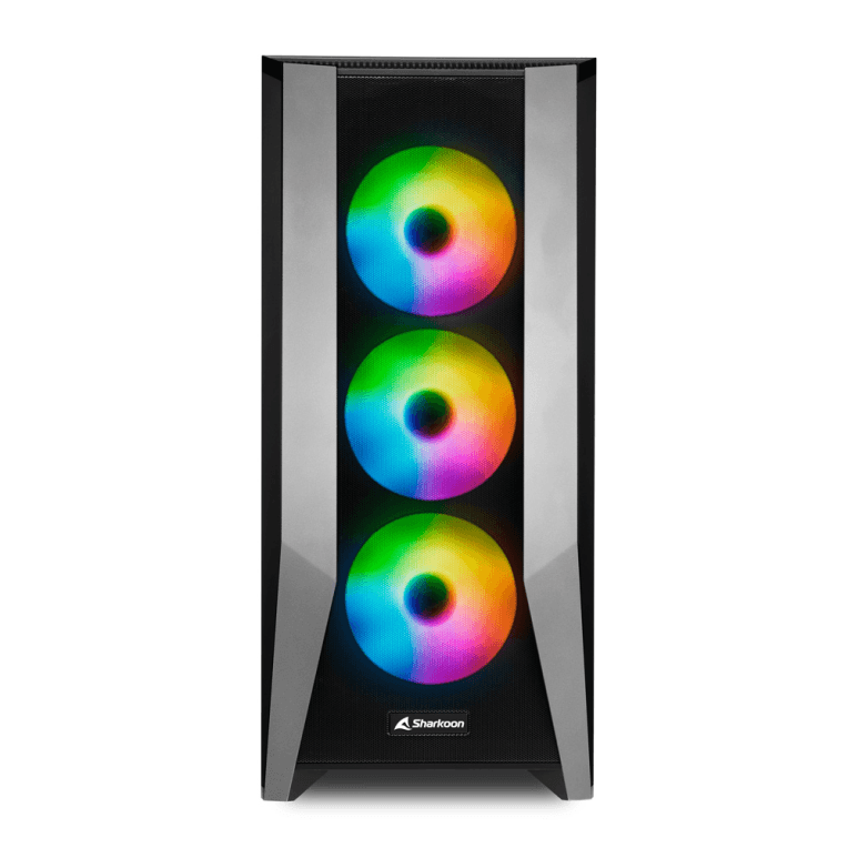 Caja ATX Sharkoon TG7M Negra 2xUSB3.0 miniatura 2