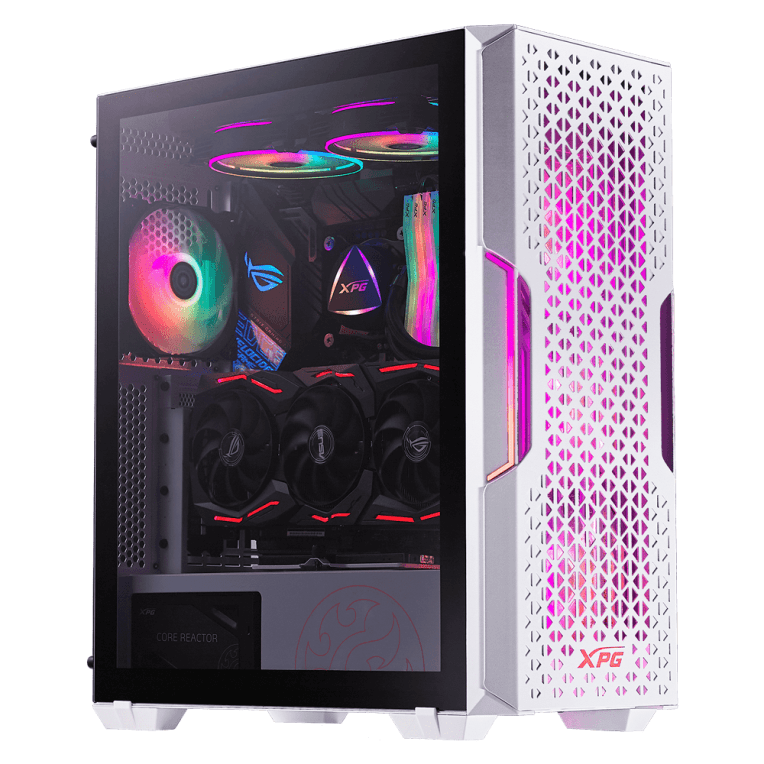 Caja ATX Xpg Starker Air Blanca 2xUSB miniatura 2