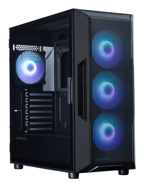 Caja ATX Zalman I3 Neo ARGB V2 Negra 2xUSB3.0 miniatura 3