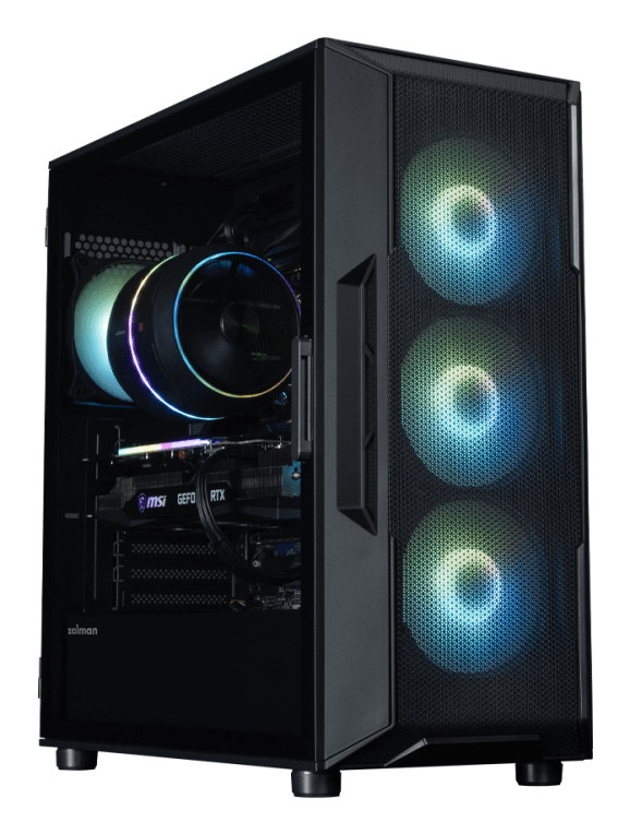 Caja ATX Zalman I3 Neo ARGB V2 Negra 2xUSB3.0 — imagen 1