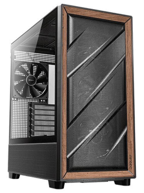 Caja E-ATX Antec Gaming Flux 2xUSB3.0 Tipo C Wood — imagen 1