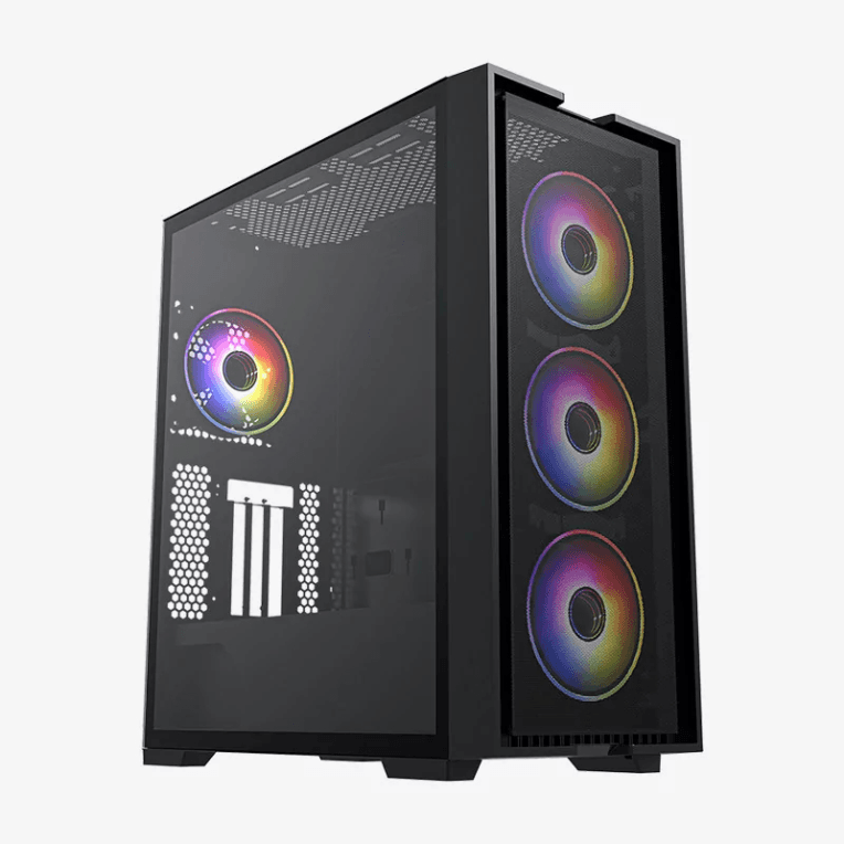 Caja E-ATX Hiditec Gaming H2 Air ARGB Negra miniatura 3