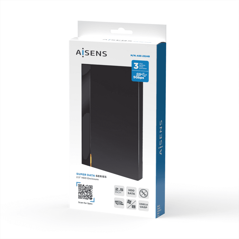 Caja Externa Aisens ASE-2524B 2.5" Negra miniatura 5