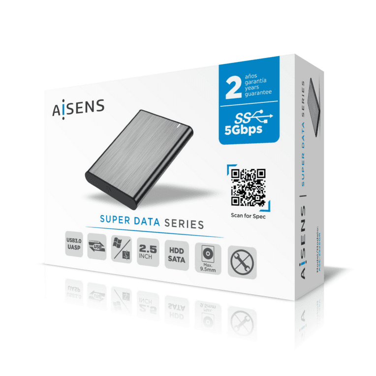 Caja Externa Aisens ASE-2525GR 2.5" Gris miniatura 5