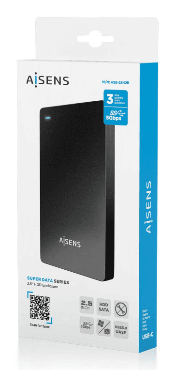 Caja Externa Aisens ASE-2542B 2.5" Negra miniatura 8