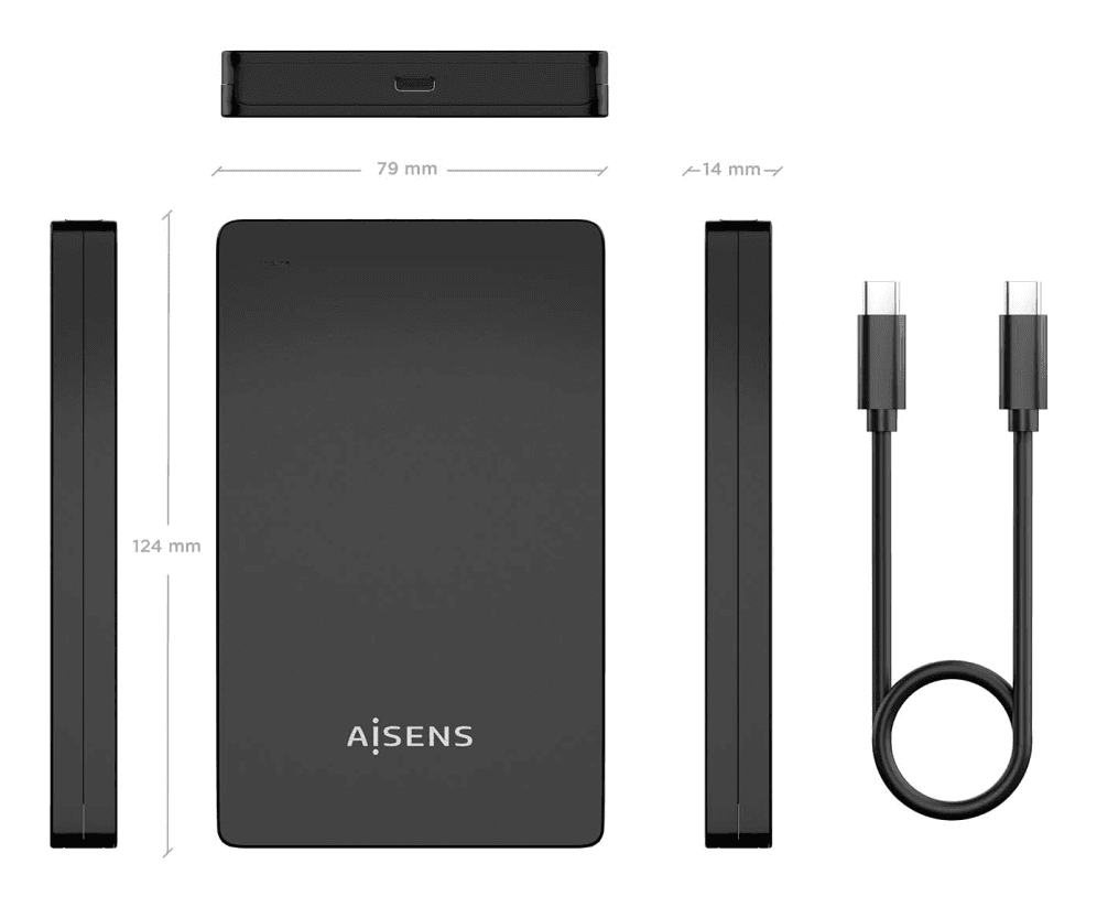 Caja Externa Aisens ASE-2542B 2.5" Negra miniatura 9
