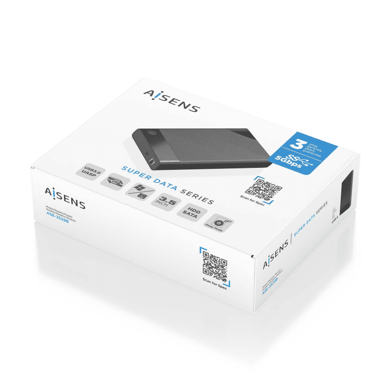 Caja Externa Aisens ASE-3529B 3.5" Negra miniatura 9