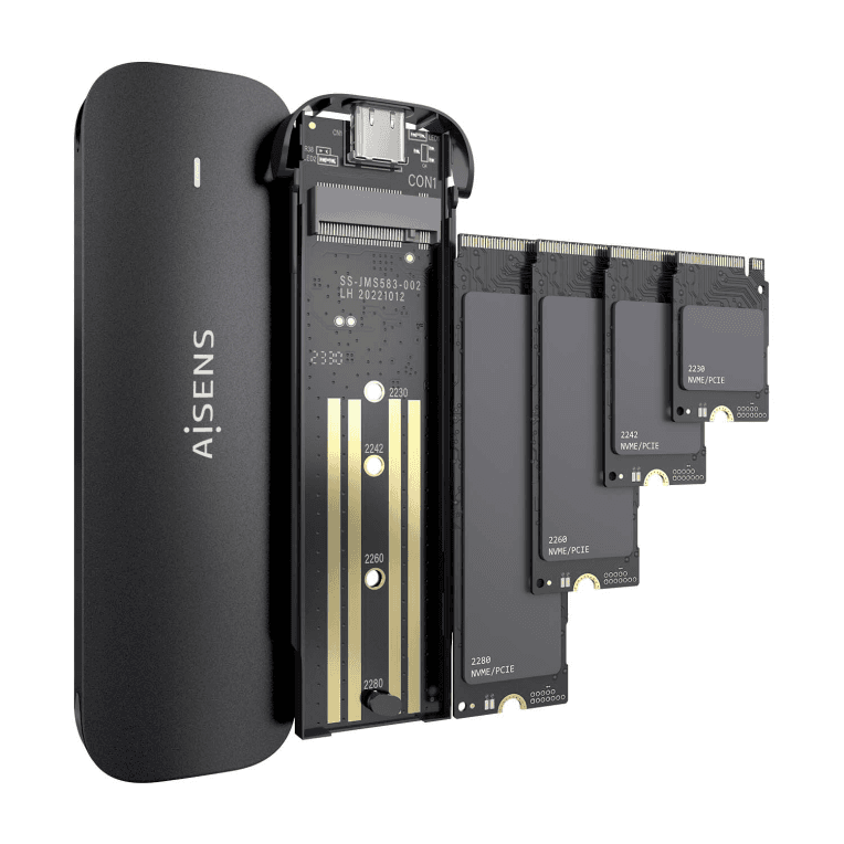 Caja Externa Aisens ASM2-024B M.2 Negra miniatura 4