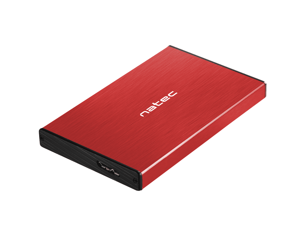 Caja Externa Natec Rhino Go Nkz-1279 2,5" Roja — imagen 1