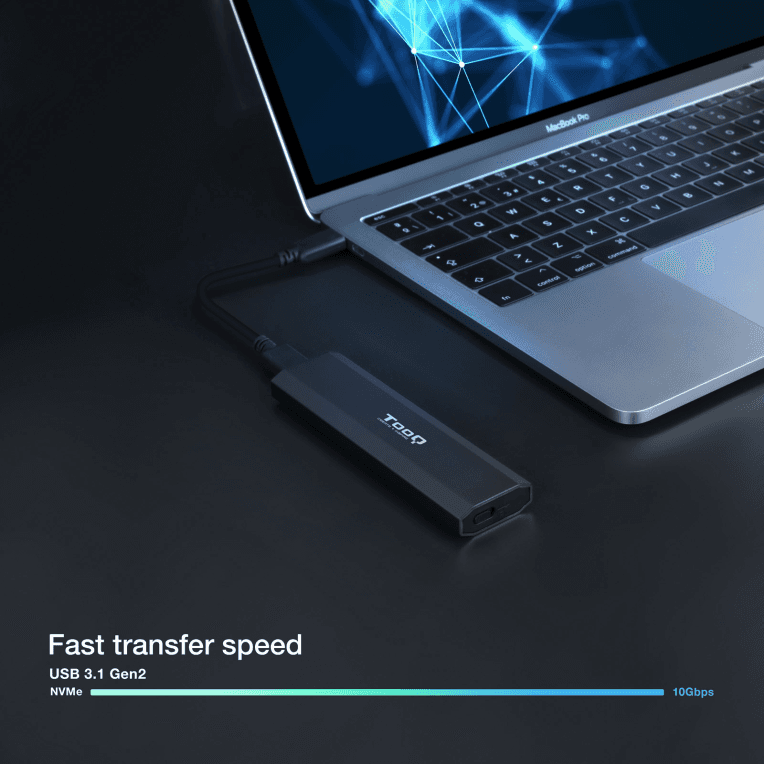 Caja Externa Tooq Ssd M.2 Ngff/Nvme Negro miniatura 8