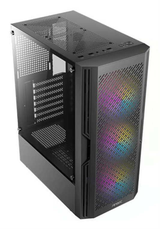 Caja Micro-ATX Antec AX20 RGB Negra 2xUSB2.0 miniatura 3