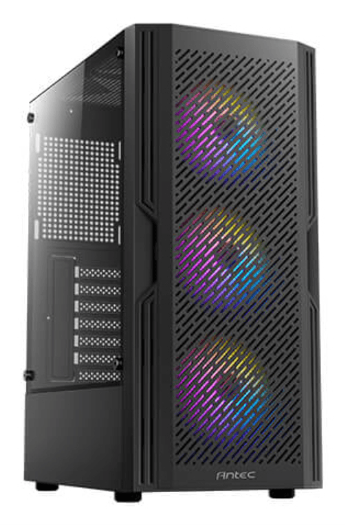 Caja Micro-ATX Antec AX20 RGB Negra 2xUSB2.0 — imagen 1