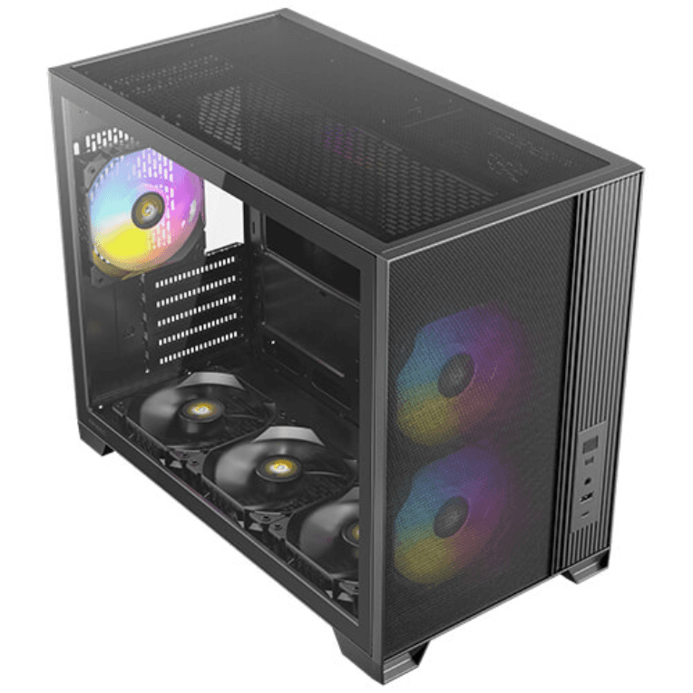 Caja Micro-ATX Antec Flux M Negra miniatura 14