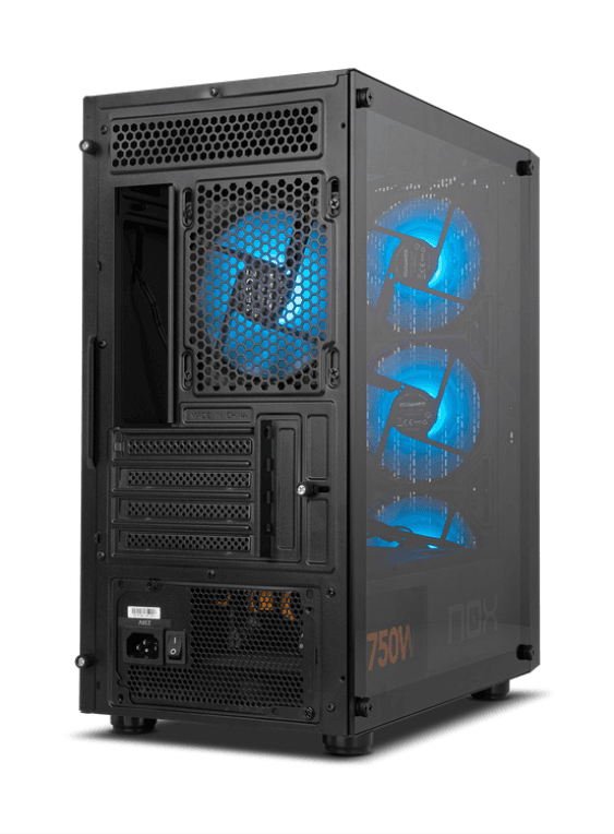 Caja Micro-ATX Nox Infinity Epsilon RGB Negra miniatura 9